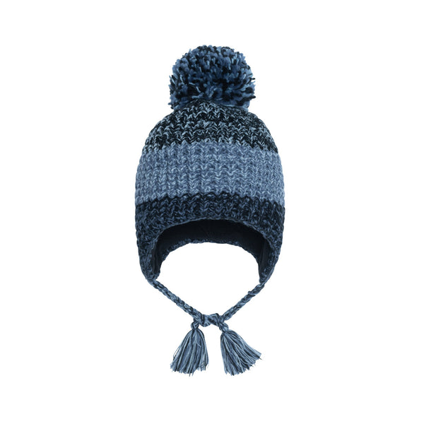 Jacquard Knit Hat Black, Grey And Blue E10ZU02_000