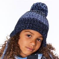 Jacquard Knit Hat Black, Grey And Blue E10ZU02_000