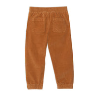 Corduroy Pant With Elastic Cuff Ocher E20K20_855