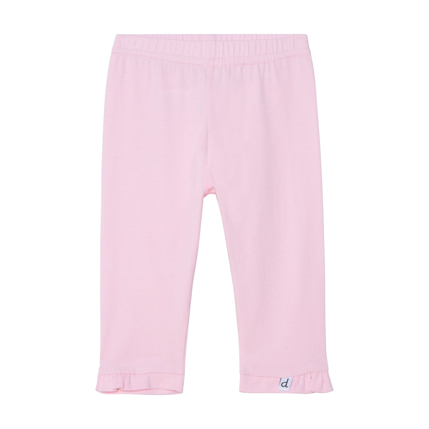 Organic Cotton Capri With Frill Light Pink - E30E60_524