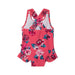 Printed One Piece Bathing Suit Pink Roses - E30NG10_000