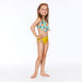 Printed Two Piece Swimsuit Blue Pineapple & Yellow - E30NG22_000