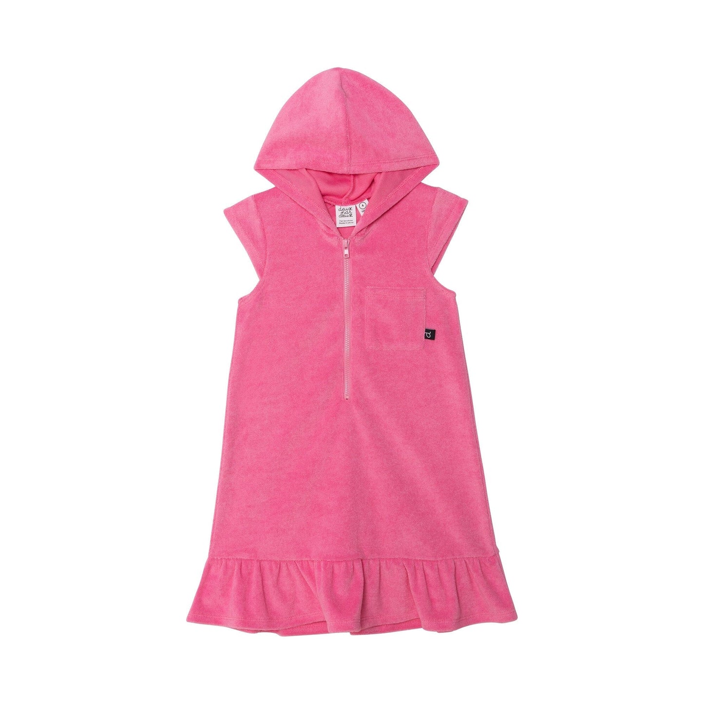 Hooded Beach Dress Pink - E30NG59_639