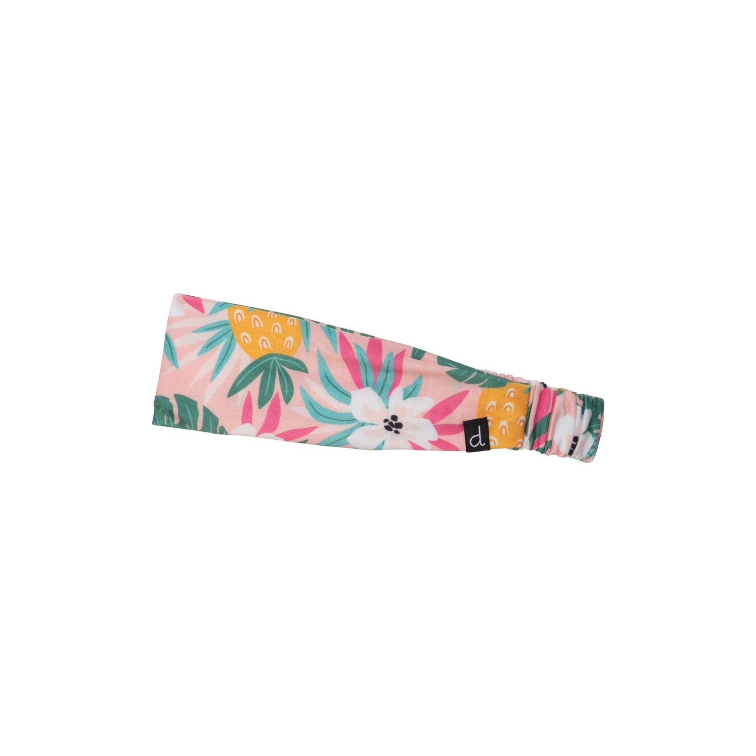 Printed Swimwear Headband Light Pink Tropical Flowers - E30NGHB_067