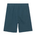 French Terry Zipper Pocket Short Dark Teal - E30U28_379