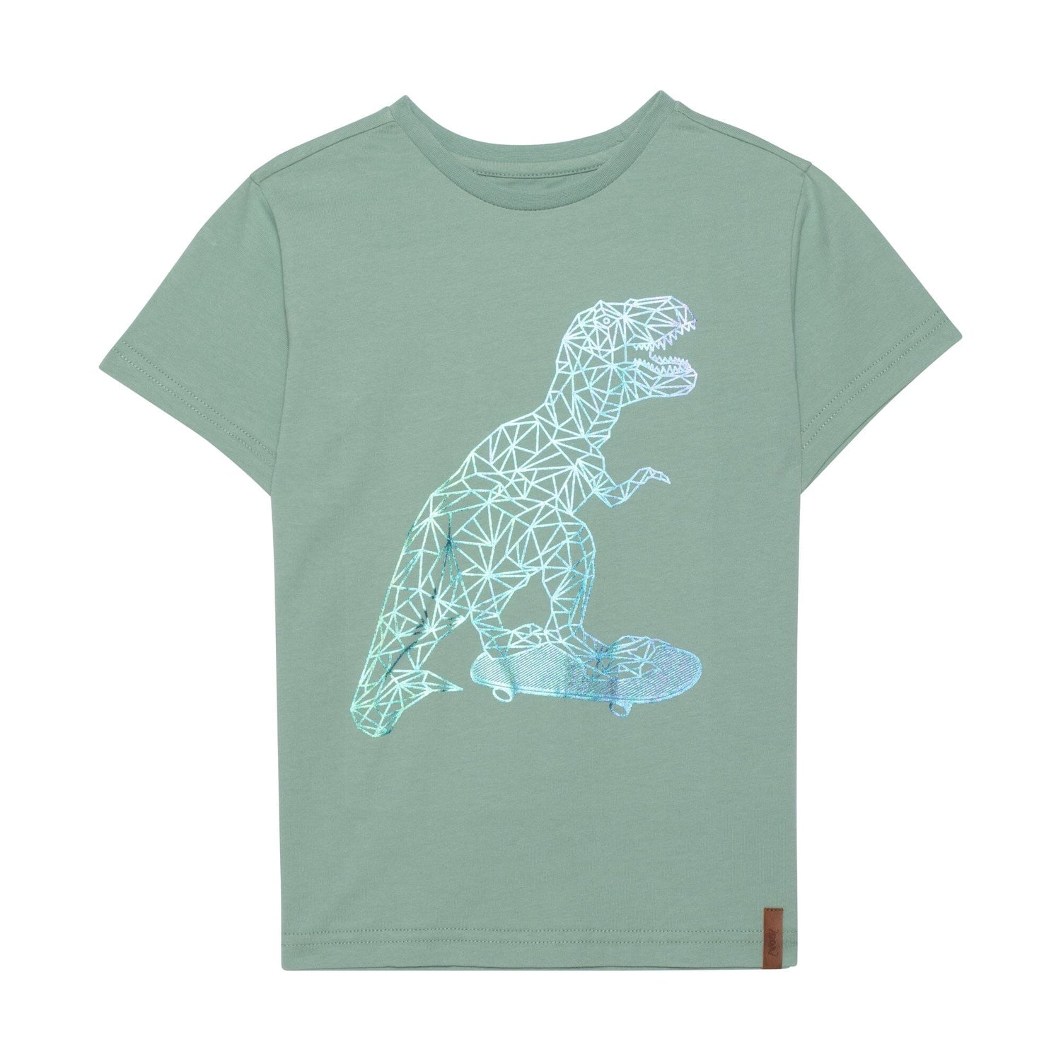 Foil Graphic T-Shirt Greyish-Green - E30U74_335