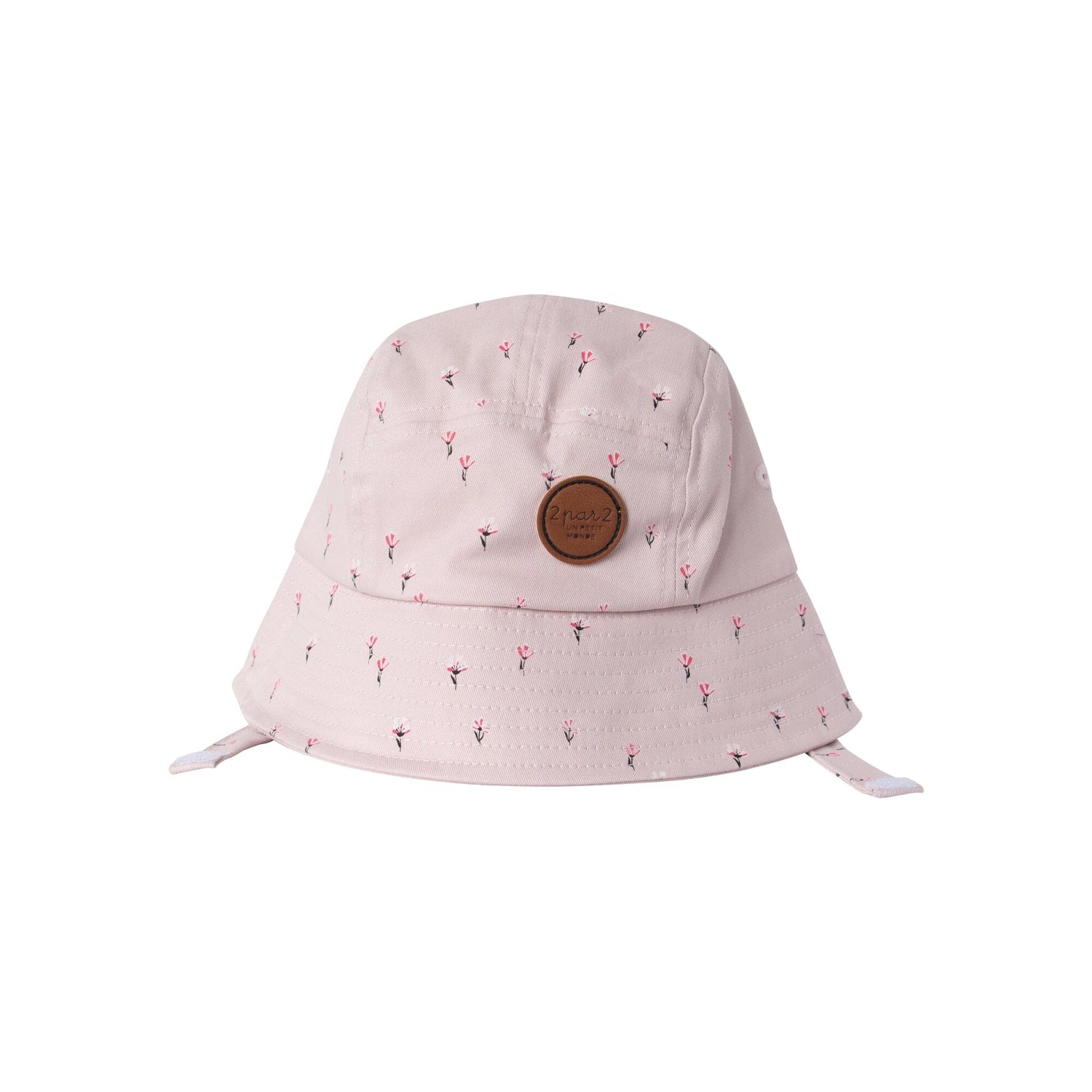 Printed Twill Hat Light Pink Flowers - E30VB_622